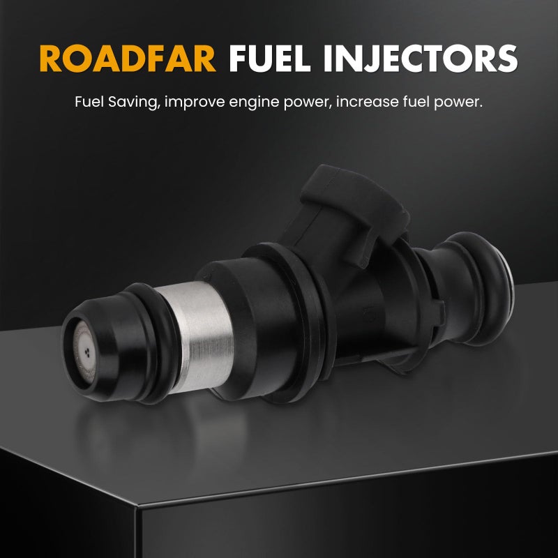 ROADFAR Fuel Injector Parts ROADFAR 3 Holes Engine Fuel Injector Kits Fit for 8.1L 2001 2002 2003 2004 2005 2006 Chevrolet Silverado 2500 HD, 8.1L 2001-2006 Chevrolet Silverado 3500 25348180 Pack of 8 - Image 2